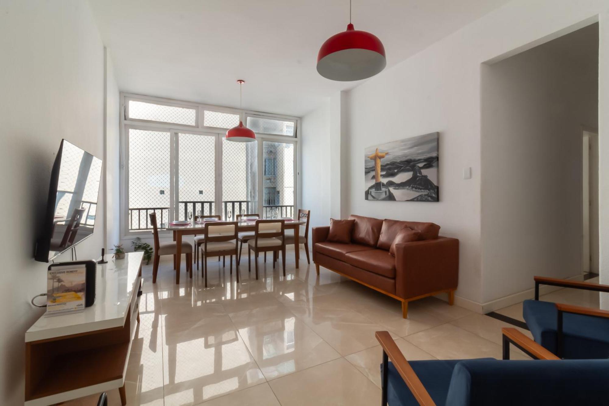 Pineapples SF704 - Apartamento Pet Friendly com 4 quartos e para até 8 pessoas em Copacabana Río de Janeiro Exterior foto
