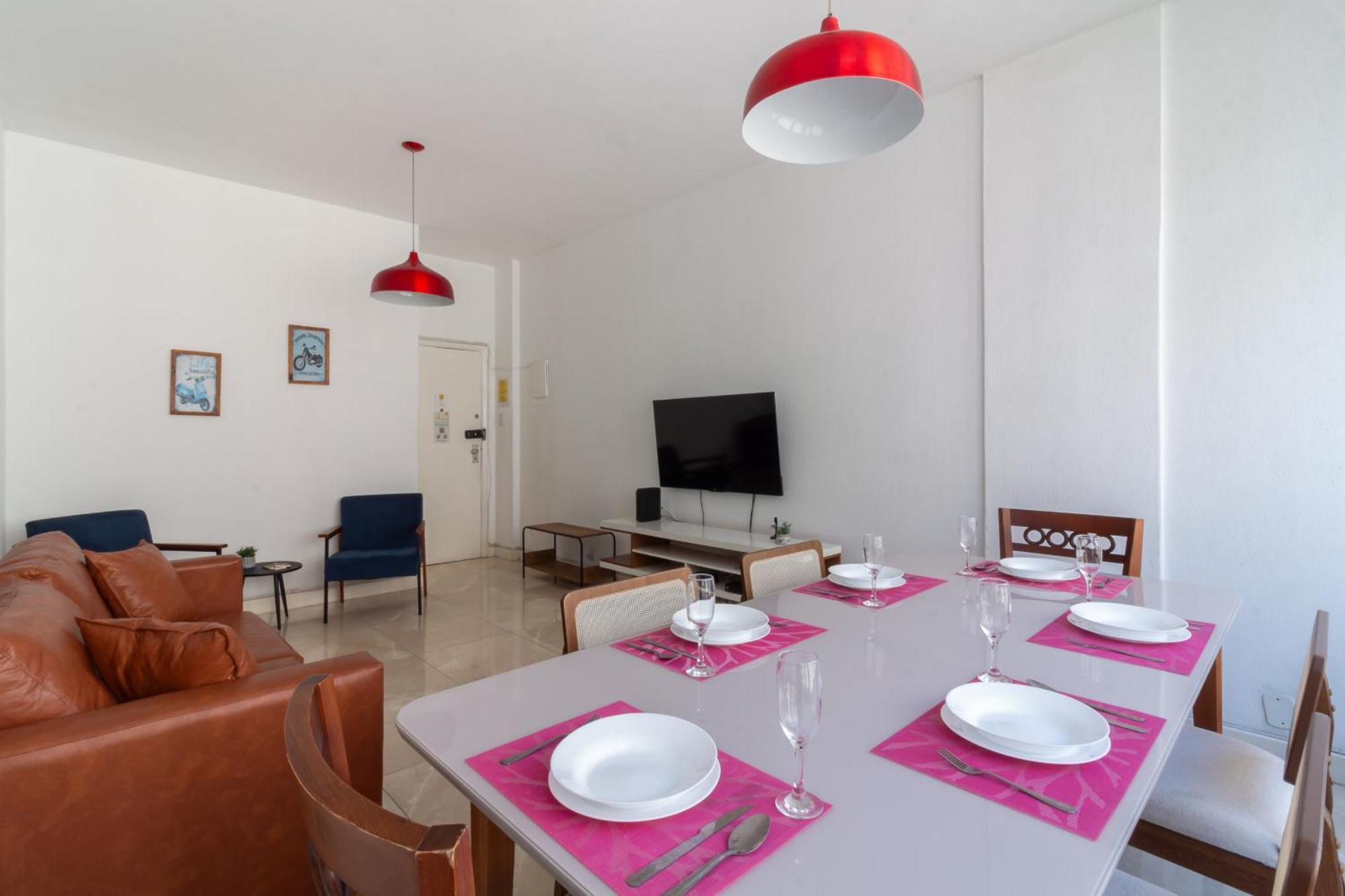 Pineapples SF704 - Apartamento Pet Friendly com 4 quartos e para até 8 pessoas em Copacabana Río de Janeiro Exterior foto